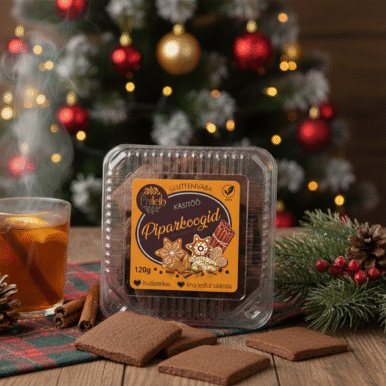 Piparkoogid 120 g (gluteenivaba, vegan, ilma lisatus suhkruta)