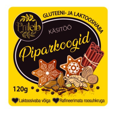 Piparkoogid 120 g (gluteenivaba, laktoosivaba)