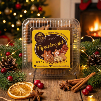 Piparkoogid 120 g (gluteenivaba, laktoosivaba)